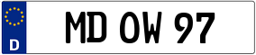 Truck License Plate